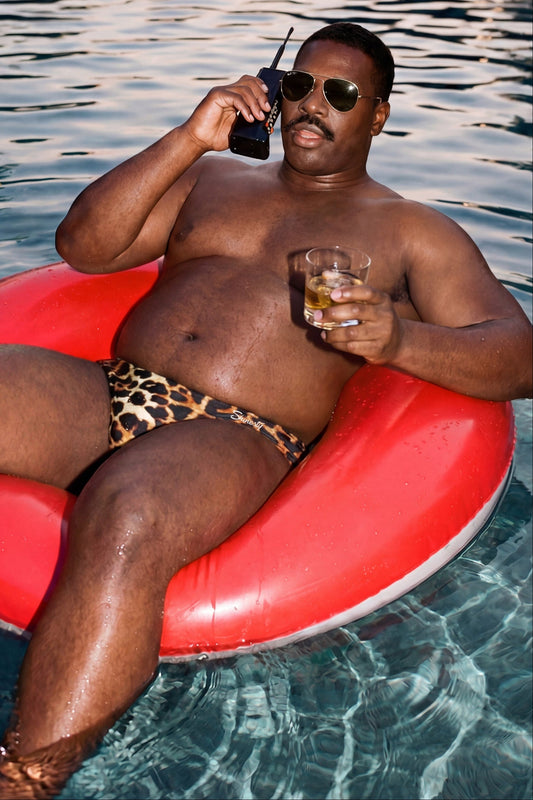 The Hot Spots | Leopard Ball Hammock® Pouch Swim Briefs