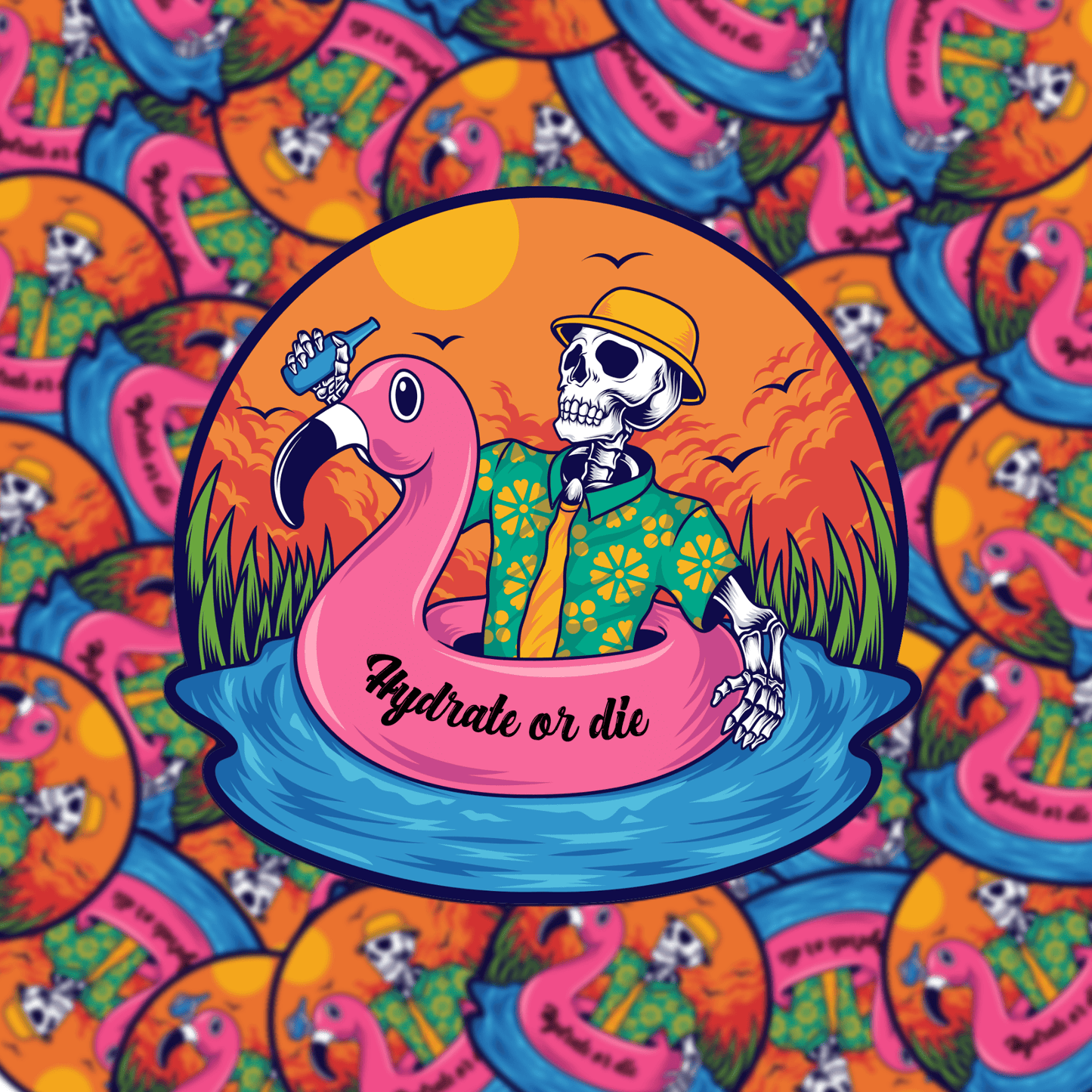 Hydrate or Die Sticker