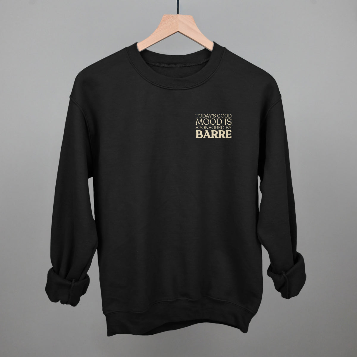 Good Mood Sponsored By Barre (Left Chest)
