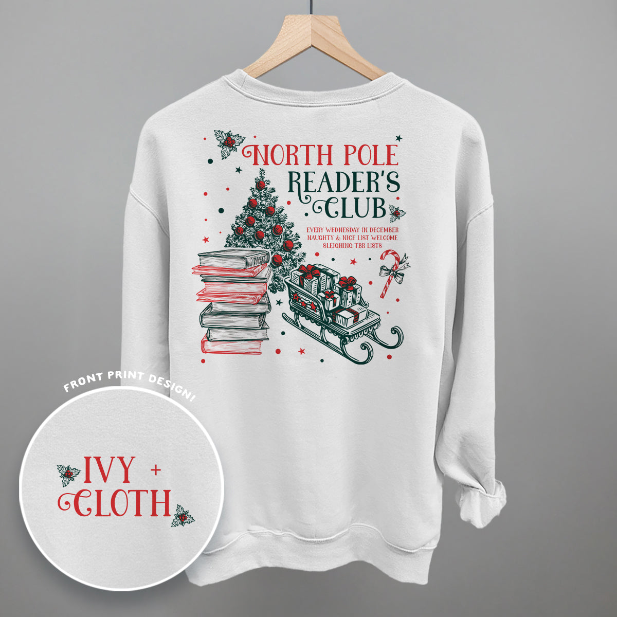 North Pole Reader's Club (Back Print)