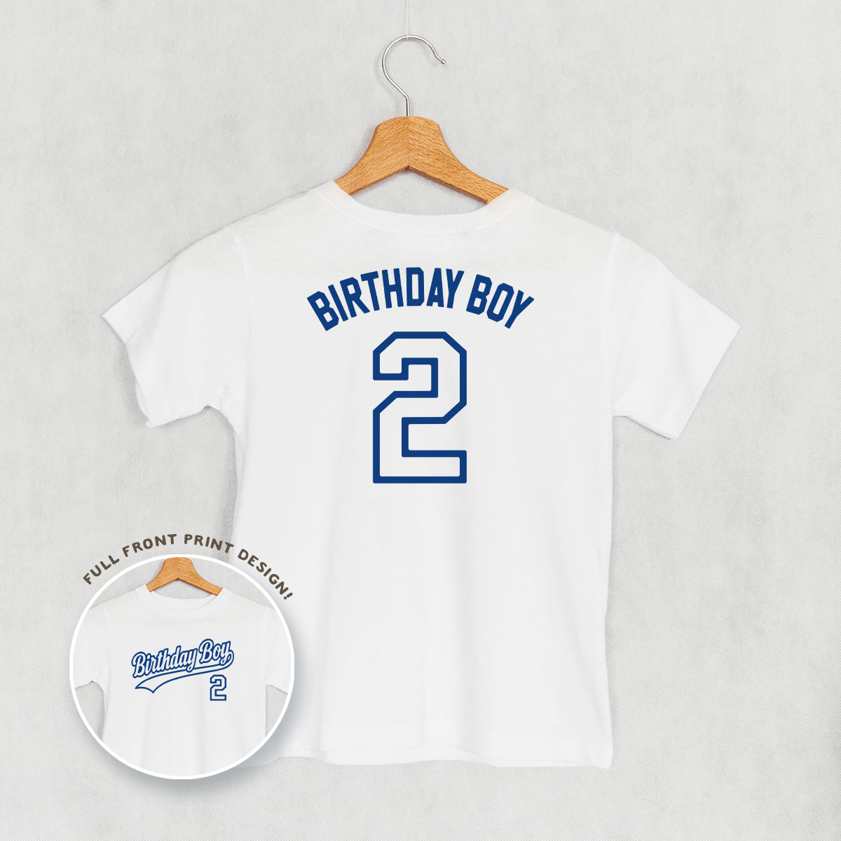 Birthday Boy Varsity #2 (Kids Back Print)