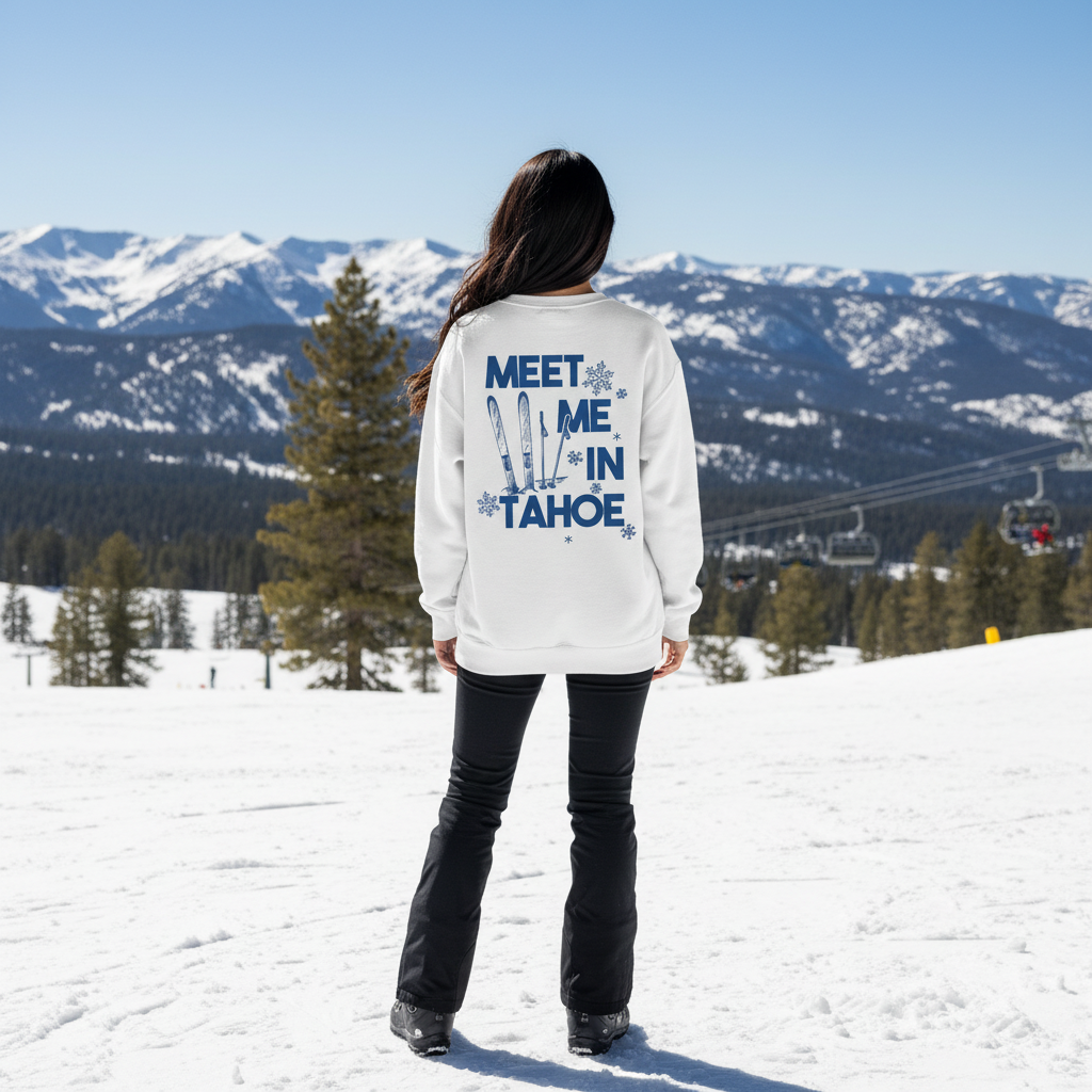 Meet Me In Tahoe (Back Print)