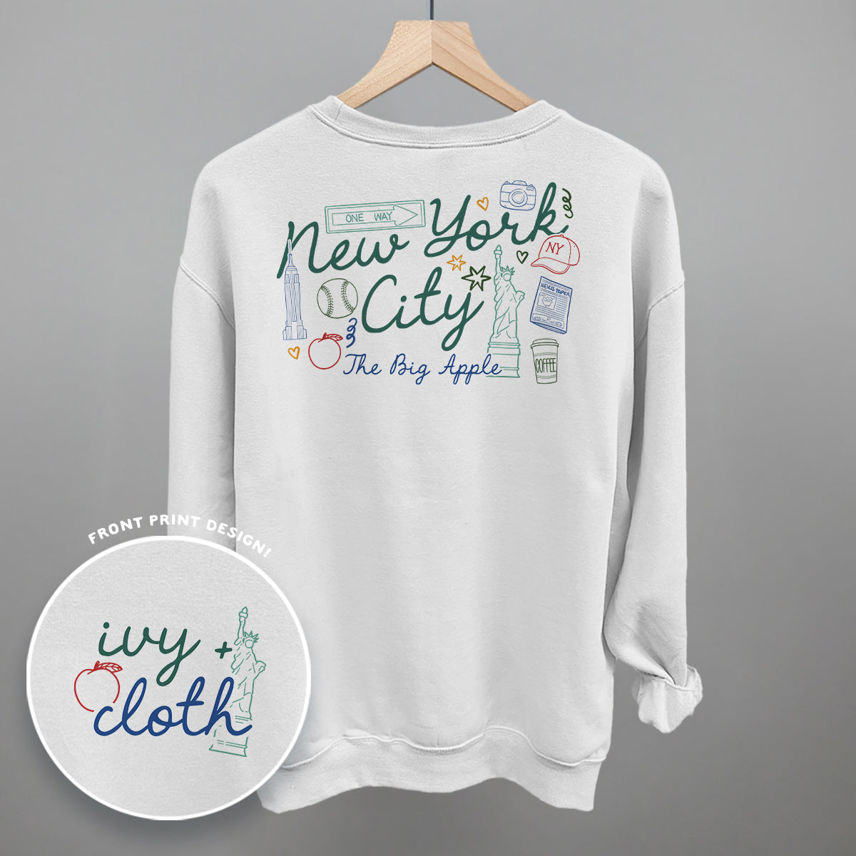 New York City Doodles (Back Print)