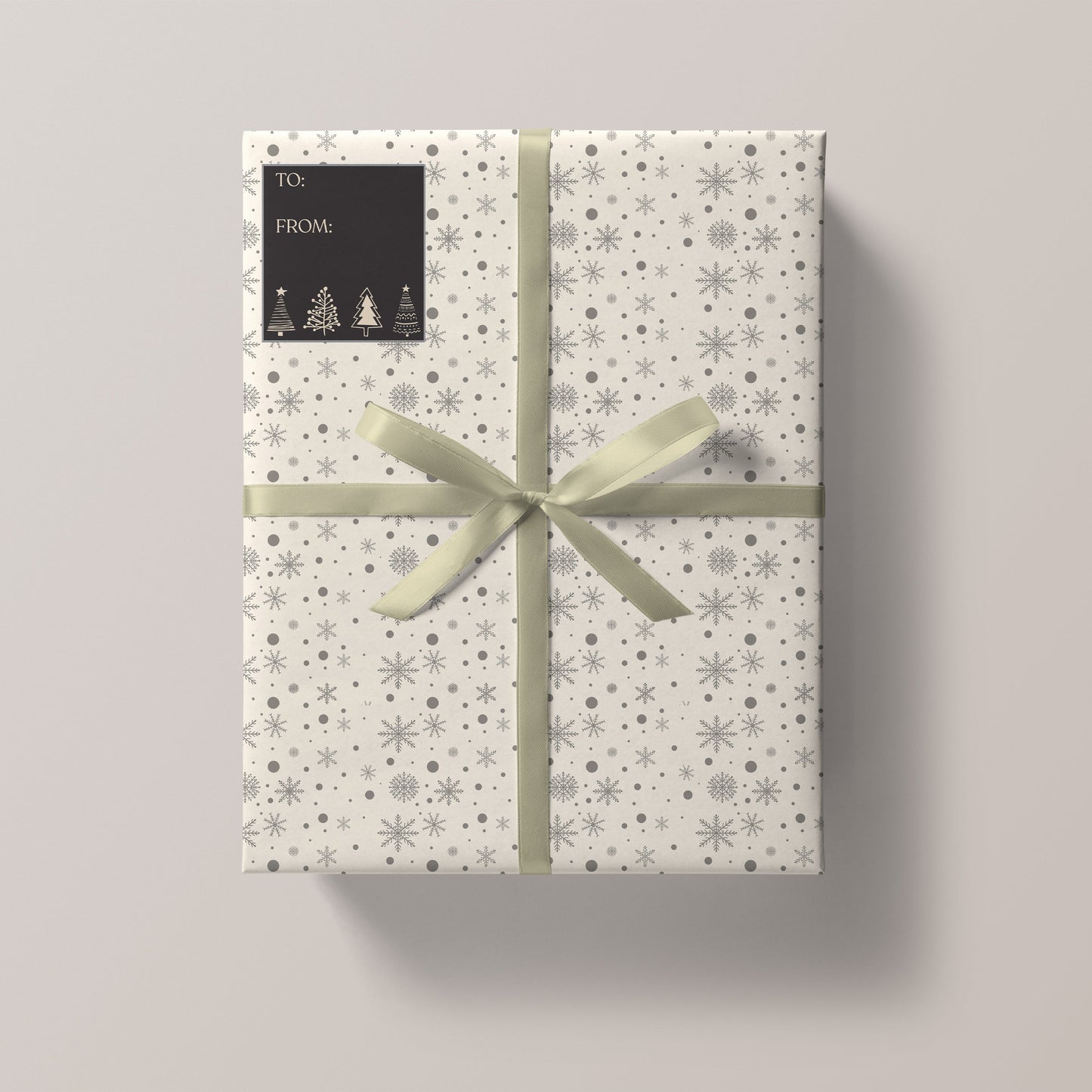 Black Holiday Tags (Sticker Sheet)