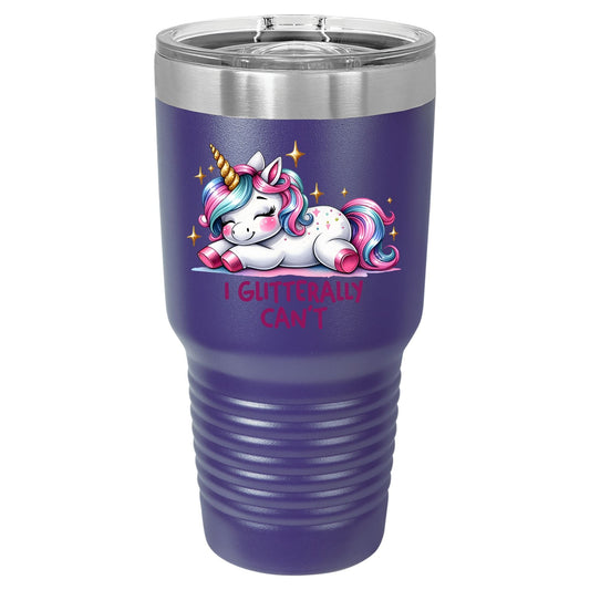 I Glitterally Can't Unicorn | Polar Camel Tumbler