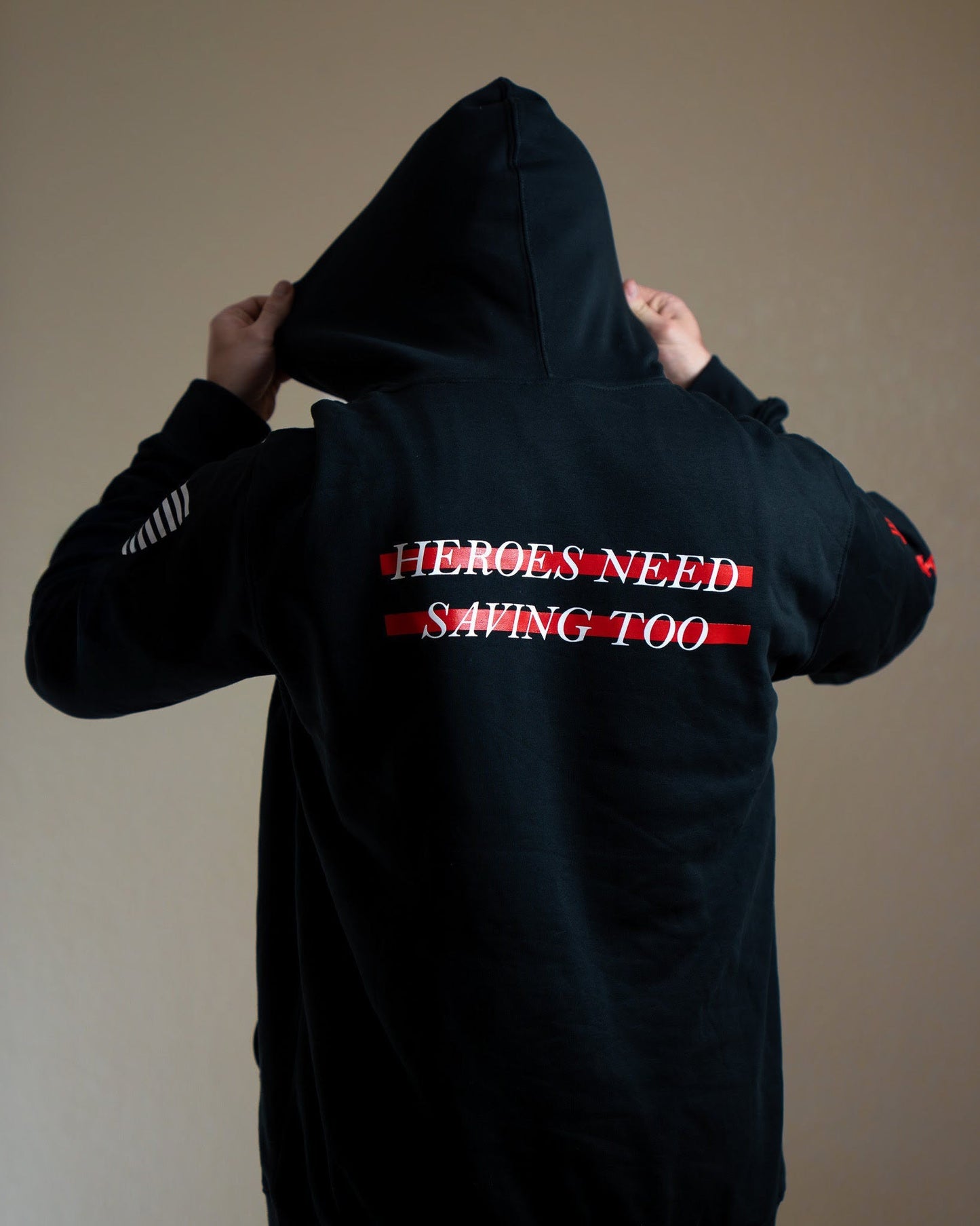 Stigma Breaking Hoodie- Red Line