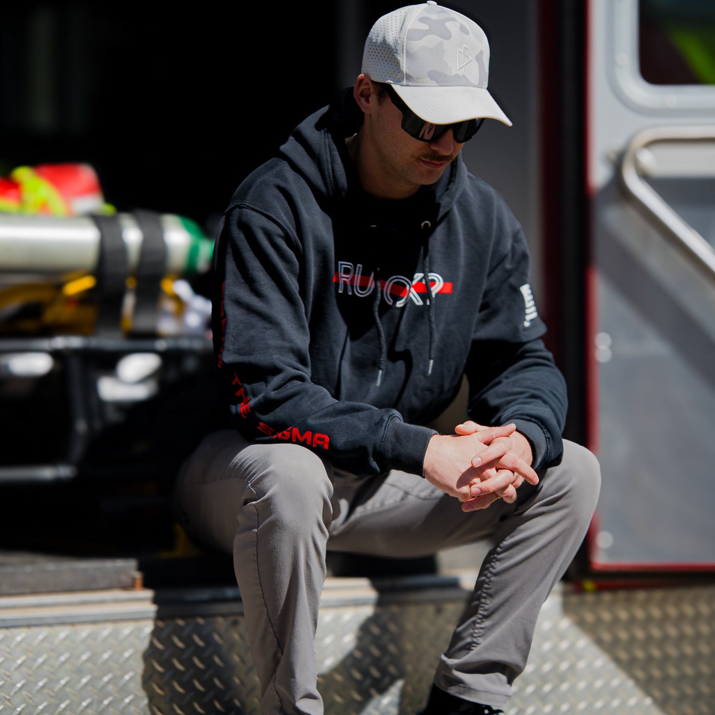 Stigma Breaking Hoodie - Red Line
