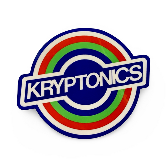 Kryptonics Logo Sticker 5.5"