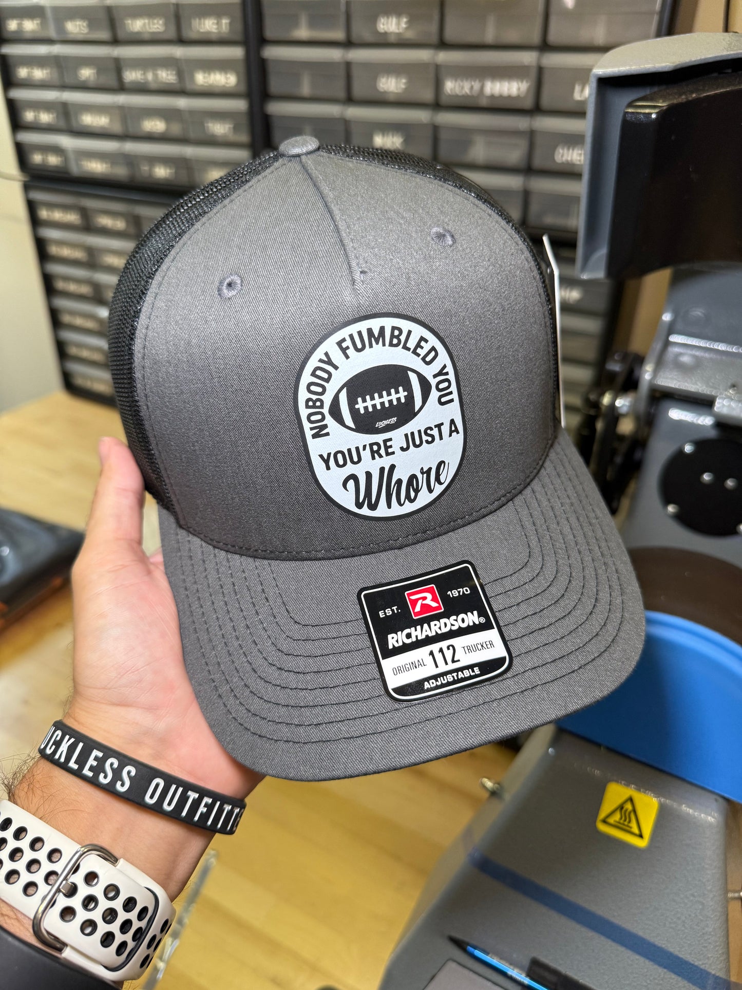 Nobody Fumbled You Trucker Hat