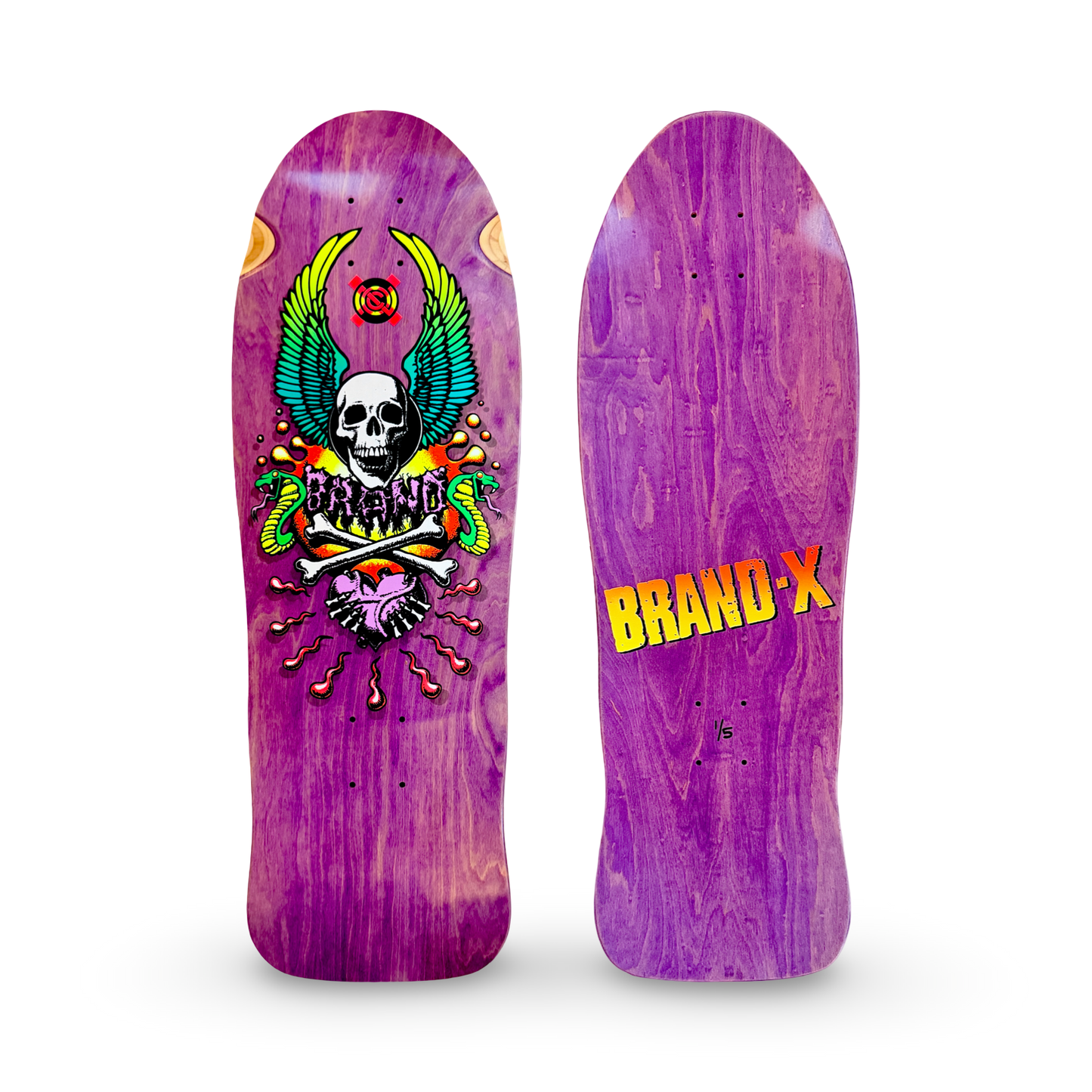 X-Con Limited Edition, HAND-PAINTED 10"x30" Deck (1 of 5)