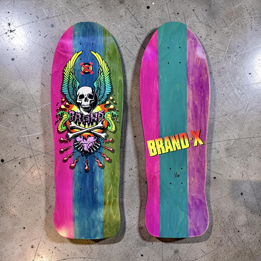 X-Con Limited Edition, HAND-PAINTED 10"x30" Deck (1 of 10)
