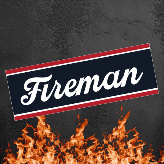 Fireman Sticker
