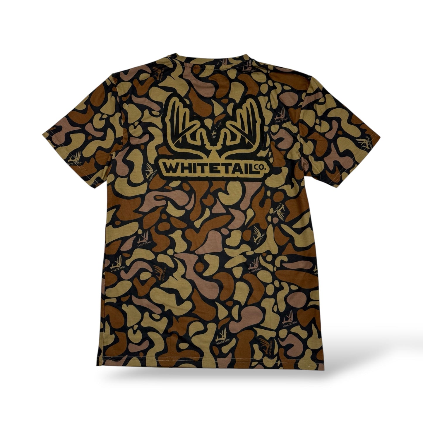 Whitetail Co. Old Dark Camo Faded Pocket Tee