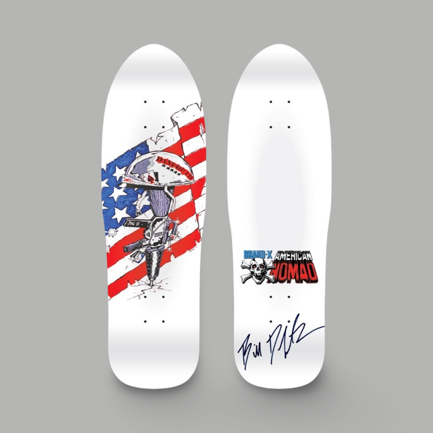 Bill Danforth, Gulf War Memorial, Limited Edition 9.5"x32" HAND-PAINTED Deck