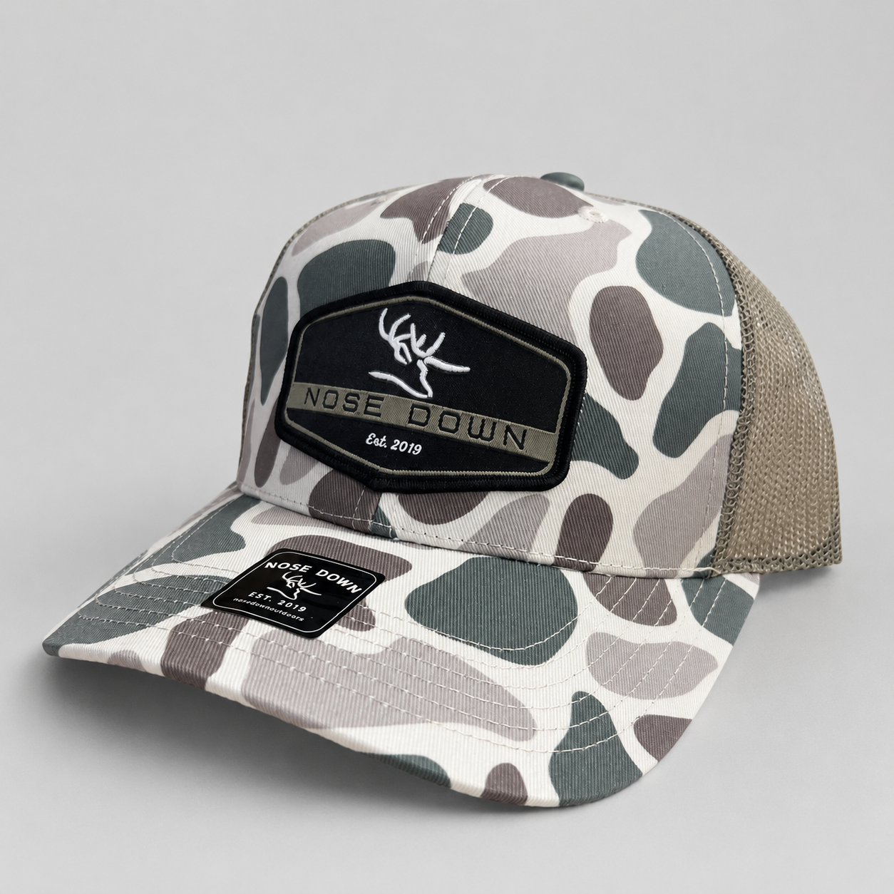 Black Hex Woven Trucker