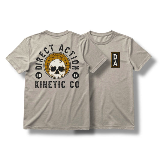 "KINETIC CO" TEE (HEATHER SILK)