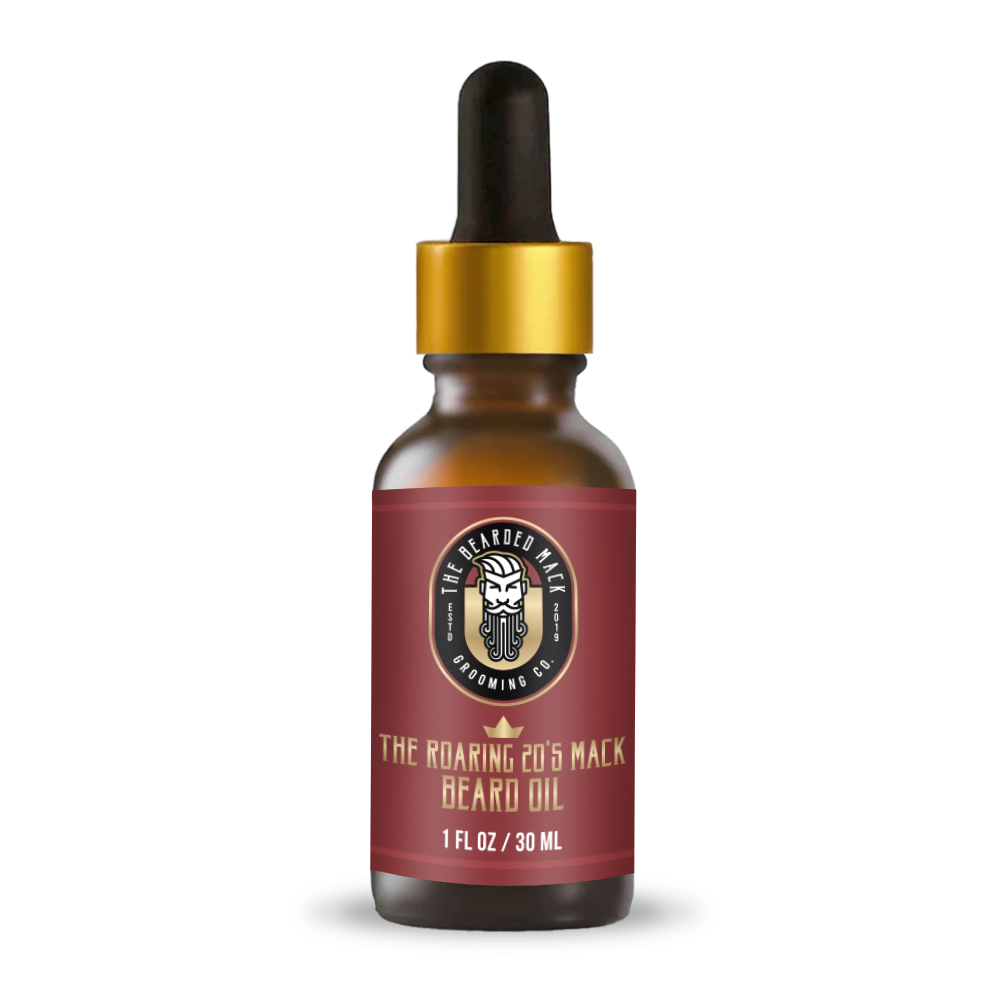 The Roaring 20’s Mack Signature Beard Oil - Bay Rum, Leather + Tobacco