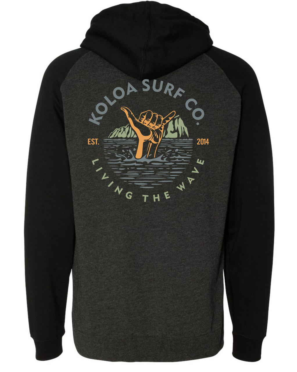 Koloa Shaka Raglan Hoodie