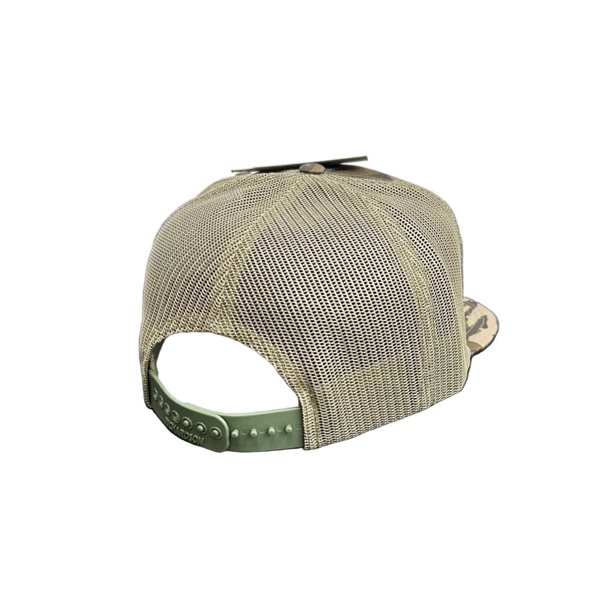 Turkey Tracks Logo 7 Panel Mossy Oak Bottomland