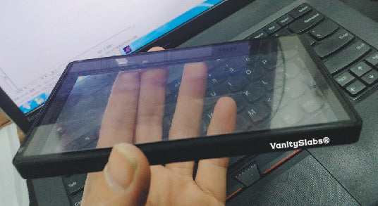 Slab Metal Aluminum and Glass Protective Case (1 Holder) for 35pt, 55pt & 75pt slabs