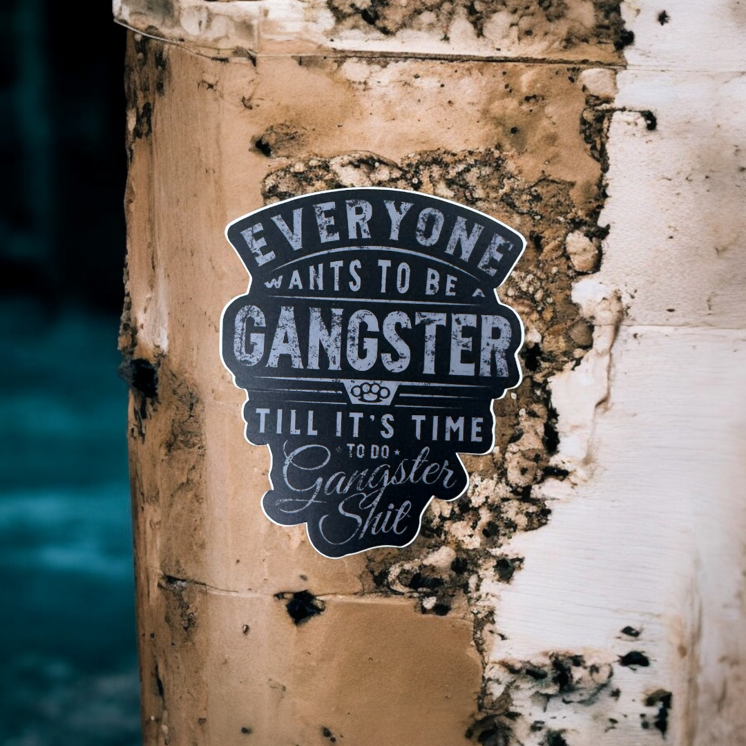 Gangster Sticker