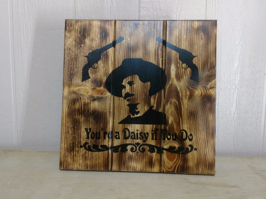 Doc Holliday wall art box.