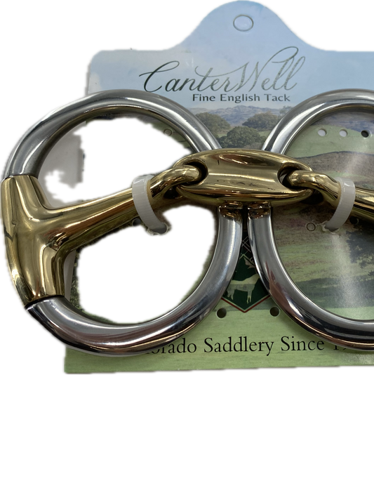 Eggbutt with Oval Link Snaffle