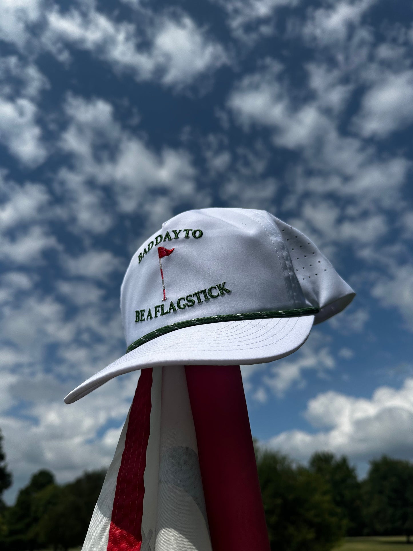 White Bad Day To Be A Flagstick