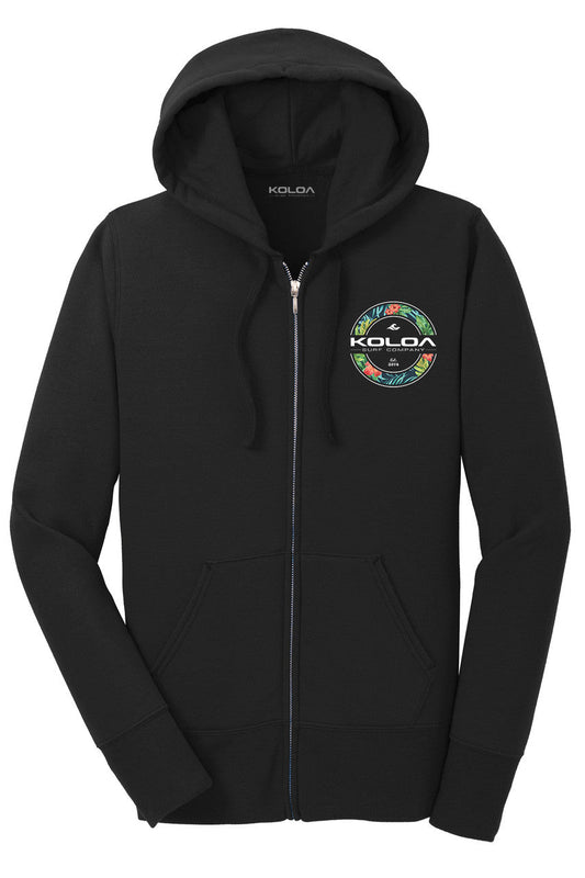Koloa Hawaiian Reef Women's Zip-Up Hoodie