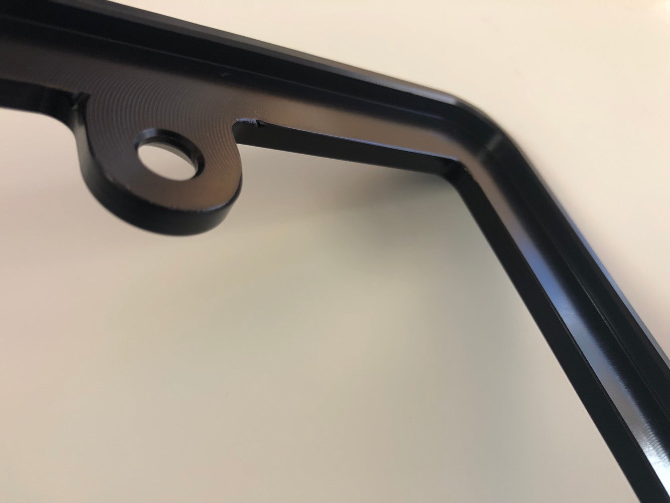 Daisy Pattern Slim Billet Aluminum License Plate Frame