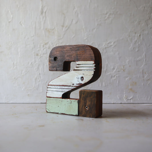 Handmade Wooden Numbers