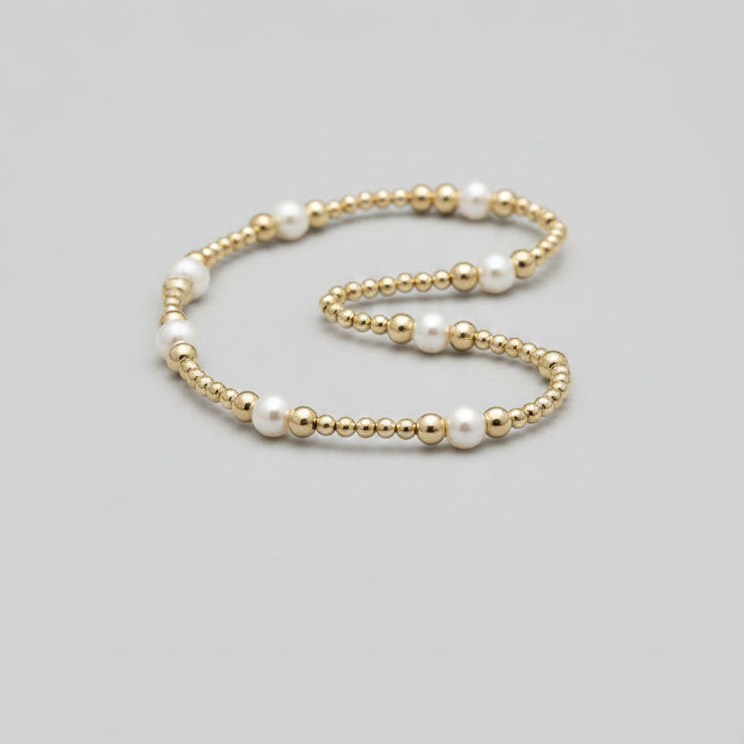 Miss Pearl 14K Gold Filled & Pearls Bracelet