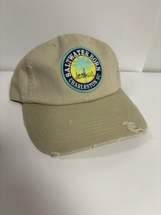 Charleston, SC Vintage Distressed Hat