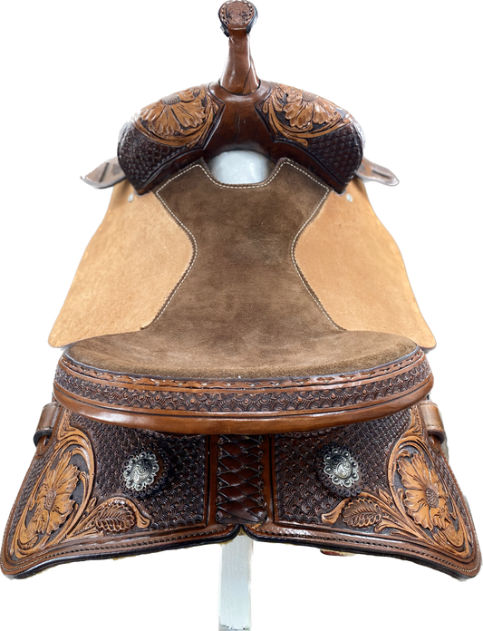 Vintage Barrel Racer 15" Saddle