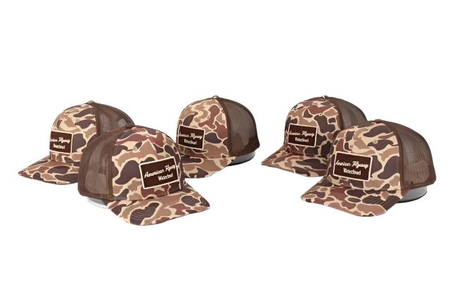 Brown Old School AFW Style w- Brown Patch and Brown Mesh