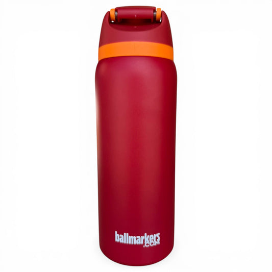 Parrot Patrol Hydration Bottle | 32oz Insulated Stainless Steel | Flip Straw Lid w/ Handle