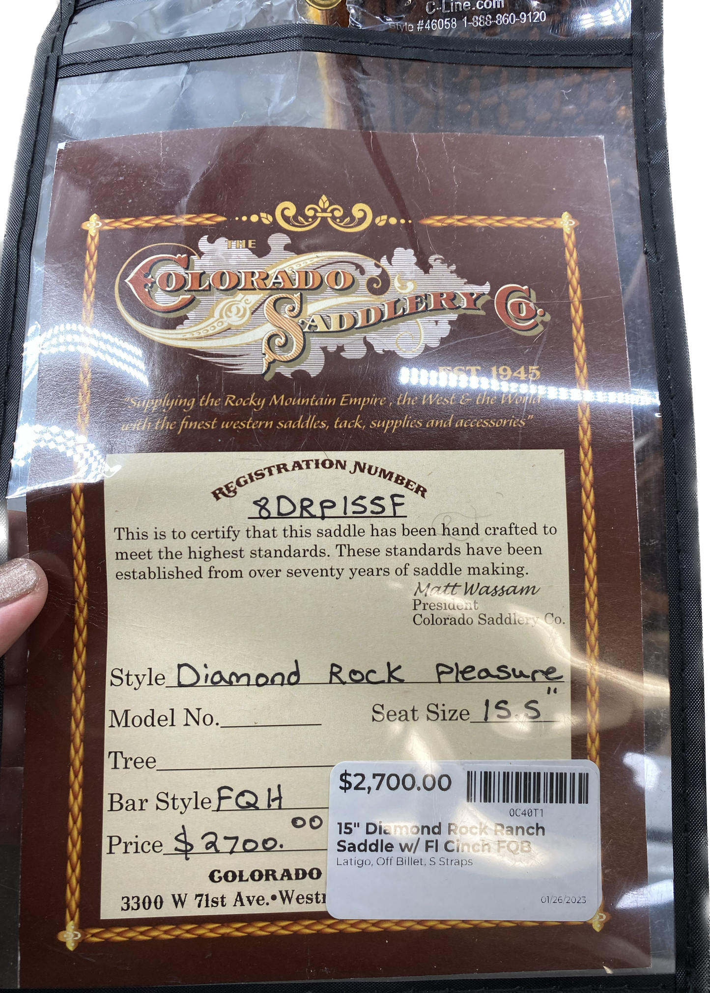 Diamond Rock Pleasure 15.5"