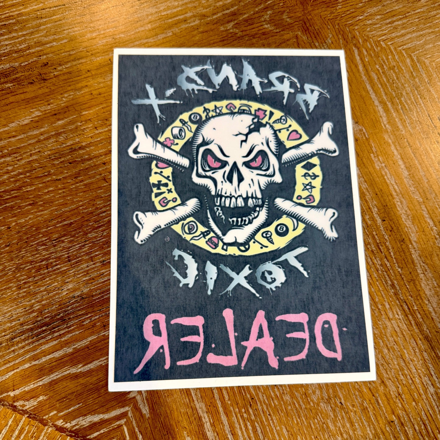 Brand-X LARGE, inside window DEALER Sticker 8"