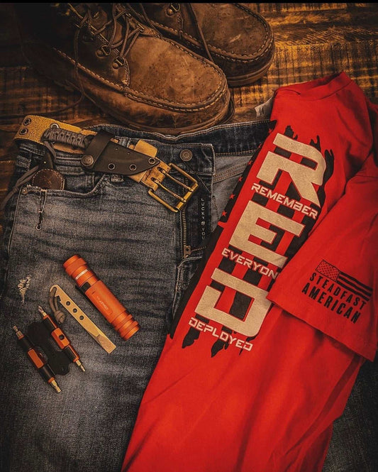 Remember Everyone Deployed (R.E.D.) American Flag T-Shirt