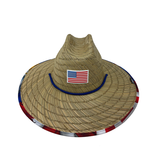 Patriot Bald Eagle Straw Hat