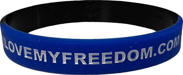 Back The Blue Wristband