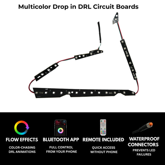 (2010-2013) Infiniti G37 Multicolor Flow DRL Boards (for Spyder Headlights only)