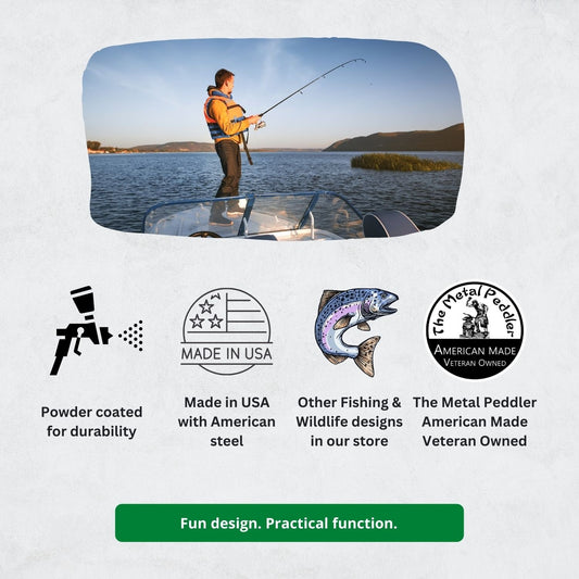 Walleye Fish Welcome Sign