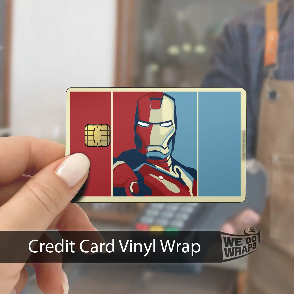Iron Man Portrait | NFC Key Card Wrap