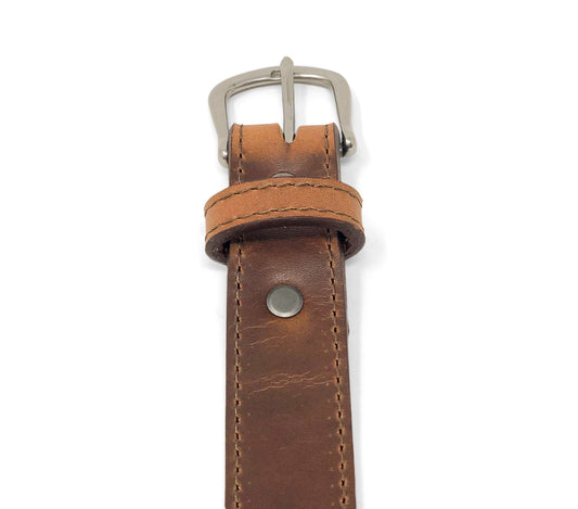 Handmade Leather Belt | Horween Dublin | English Tan