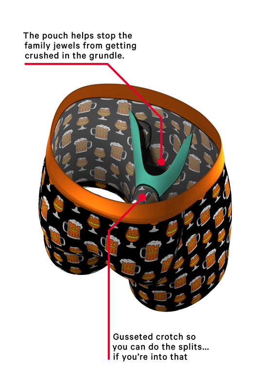 The Jack O Lager | Halloween Beer Ball Hammock® Pouch Underwear With Fly