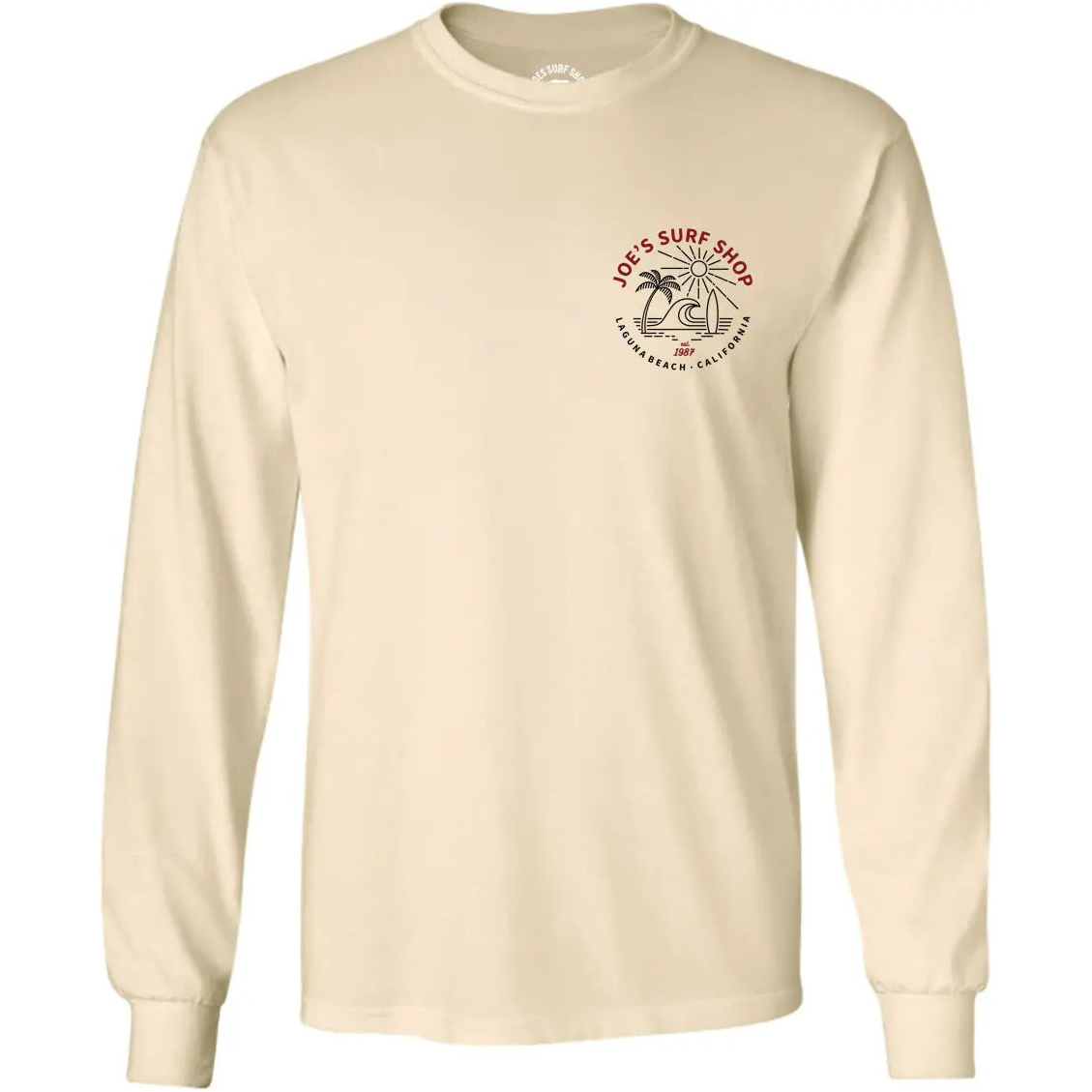Joe's Surf Shop Men's Beach Life Long Sleeve Tee