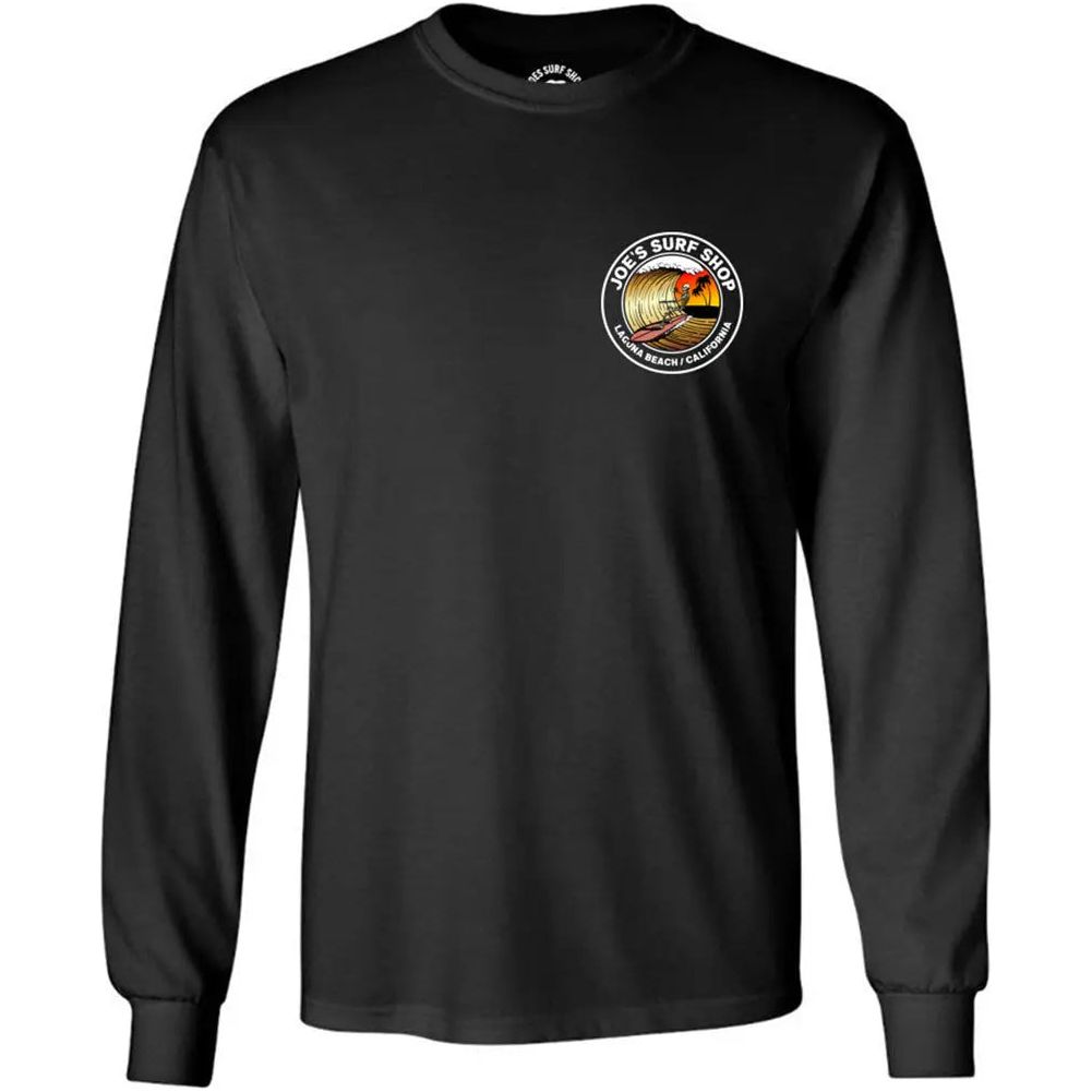 Joe's Surf Shop Golden Wave Long Sleeve Tee
