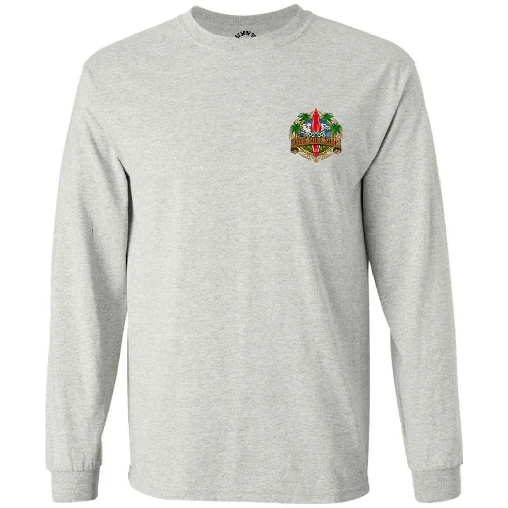 Joe's Surf Shop Longboard Long Sleeve Tee