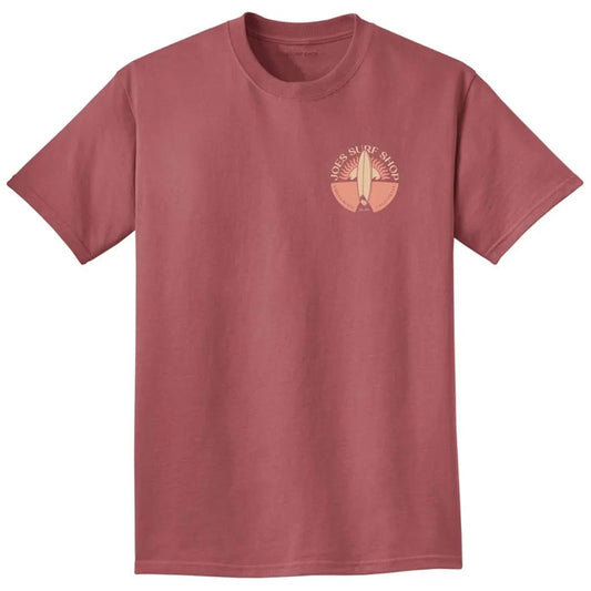 Joe's Surf Shop Sunset Scene Beach Wash® Garment-Dyed Tee